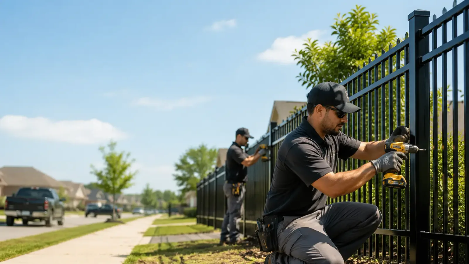 Metal Fence Installation in Brunswick, NC